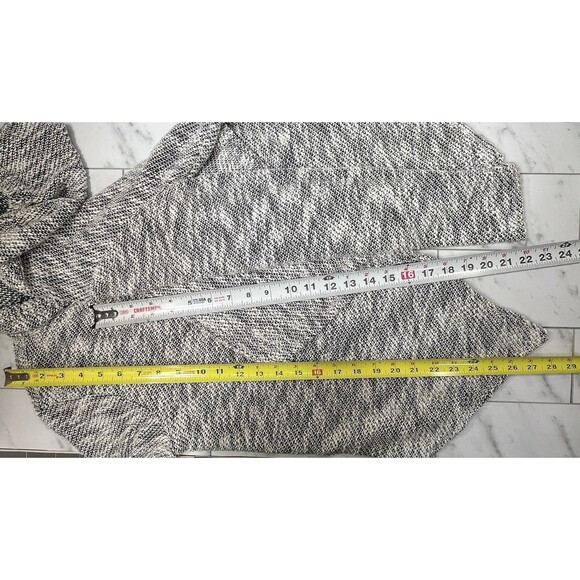 Sweet Romeo Small Textured Knit Long Sleeve Open Front Waterfall Cardigan Comfy - Picture 8 of 11